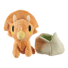 Baby Triceratops Plush Multi-Part + Enrichment Dog Toy