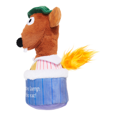 Lamplighter Rizzo the Rat Plush Multi-Part Dog Toy