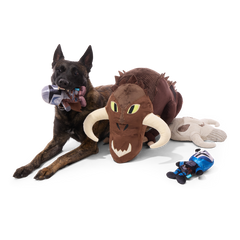 Mythosaur™ Plush XXXL Multi-Part + Enrichment Dog Toy
