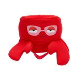 Crab Me A Drink Plush Enrichment Dog Toy