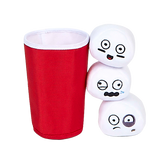 Bark Pong Cup Plush Multi-Part + Fetch Dog Toy
