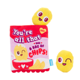 Smitten Chips Plush Enrichment + Multi-Part Dog Toy