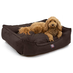 Suede Contemporary Lounge Bed