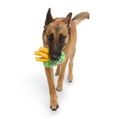Crinkle Mutt Fries Plush Tug + Enrichment Dog Toy