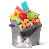 Felt Dog Toy Bin