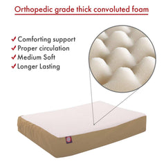 Poly-Cotton Orthopedic Double Dog Bed