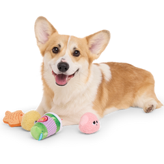 Muttcha & Mochi Mates Plush Multi-Part Dog Toy