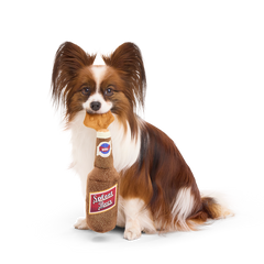 Old Fashioned Sploot Beer Plush Tug Dog Toy