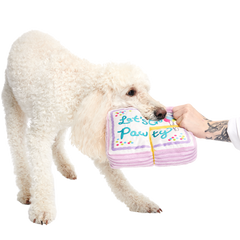 Piece Of Sheet Cake Plush Multi-Part Dog Toy
