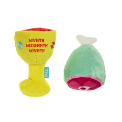 Feast Fetched for a King Plush Multi-Part Dog Toy