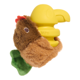 Fowl Play Durable Super Chewer 2-In-1 Rip And Reveal + Enrichment Dog Toy