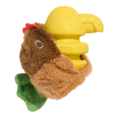Fowl Play Durable Super Chewer 2-In-1 Rip And Reveal + Enrichment Dog Toy