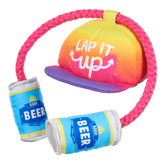 Chug n' Tug Hat Plush Dog Toy