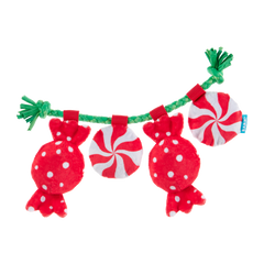 Puppermint Sweeties Plush Tug Dog Toy