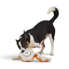 Cinnamon Growl Plush Enrichment Dog Toy