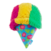 A-Sno-Ha Cone Plush Fetch Dog Toy
