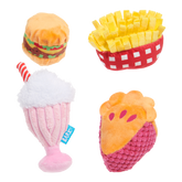 Dine & Dash Bundle Plush Multi-Part Dog Toy