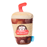 Cold Chew Coffee Plush Tug Dog Toy