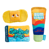 Drool Pool Packup Plush Multi-Part Dog Toy
