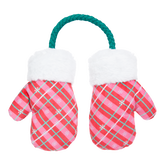 Barktic Mittens “Plaid Paw Warmers” Plush Tug Dog Toy