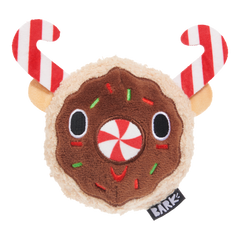 Gnasher The Puppermint Reindeer Durable Super Chewer 2-in-1 Rip and Reveal Dog Toy