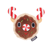 Gnasher The Puppermint Reindeer Durable Super Chewer 2-in-1 Rip and Reveal Dog Toy