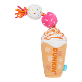 Dunkin'® Pumpkin Signature Latte Plush Tug Dog Toy