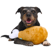 Mammoth Drumstick Plush Extra-Large Dog Toy