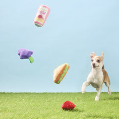 Licknic Pack Plush Multi-Part Tug Dog Toy