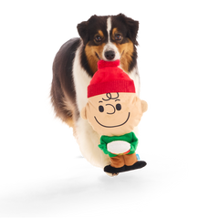 Hot Chocolate Charlie Brown Plush Extra-Large Dog Toy