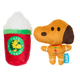 Gingersnoop Latte Multi Part Plush Dog Toy