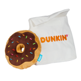 Dunkin'® Chocolate Frosted Donut Plush Multi-Part Dog Toy