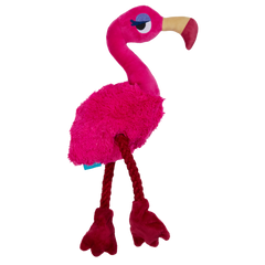 Fahari Flamingo Plush Tug Dog Toy