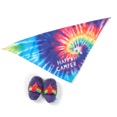 Bandana-Rama Yip Flops Plush Enrichment Dog Toy & Dog Bandana