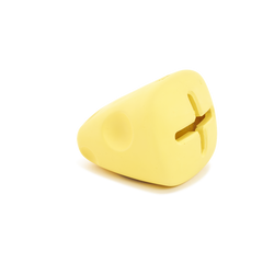 Cheese Super Chewer Durable Enrichment Dog Toy