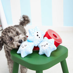 Crystal, Krystle & Cristal Plush Multi-Part Dog Toy