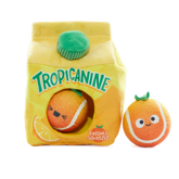 Fresh Squeaked OJ Plush Multi-Part Enrichment + Fetch Dog Toy
