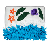 Beach Snuffle Mat Plush Enrichment Dog Toy