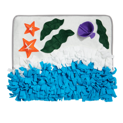 Beach Snuffle Mat Plush Enrichment Dog Toy