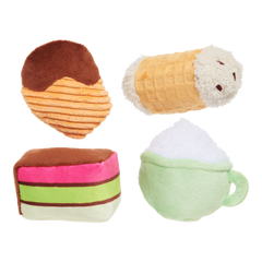 Sweetie Pie Squeak Treats Plush Multi-Part Dog Toy