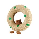 Virgo Ring Toss Super Chewer Durable Enrichment Dog Toy