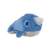 Gnaw Whal Durable Super Chewer 2-in-1 Rip and Reveal Dog Toy