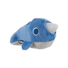 Gnaw Whal Durable Super Chewer 2-in-1 Rip and Reveal Dog Toy