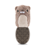 P.B. Beaver Durable Super Chewer 2-in-1 Rip and Reveal Dog Toy