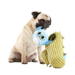 Saguaro Sammy Plush Multi-Part + Tug Dog Toy