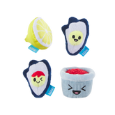 Shuck N' Chuck Toysters Plush Multi-Part Dog Toy
