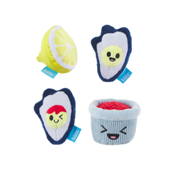 Shuck N' Chuck Toysters Plush Multi-Part Dog Toy