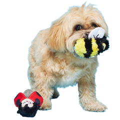 Simone & Jean-Paul The Love Bugs Plush Multi-Part + Fetch Dog Toy
