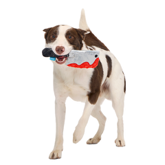 Squeakopath Knife Plush Tug Dog Toy
