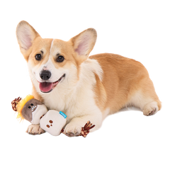 Tug Of S'more Plush Tug Dog Toy